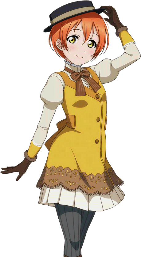 Not Idolized - Rin Hoshizora Sr Render (1024x1024), Png Download