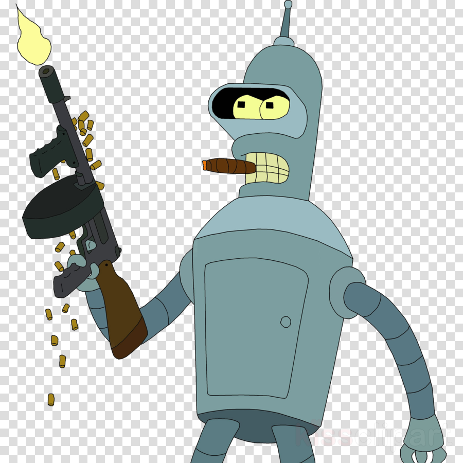 Futurama Bender Png Clipart Bender Leela Philip J - Futurama Bender Png (900x900), Png Download