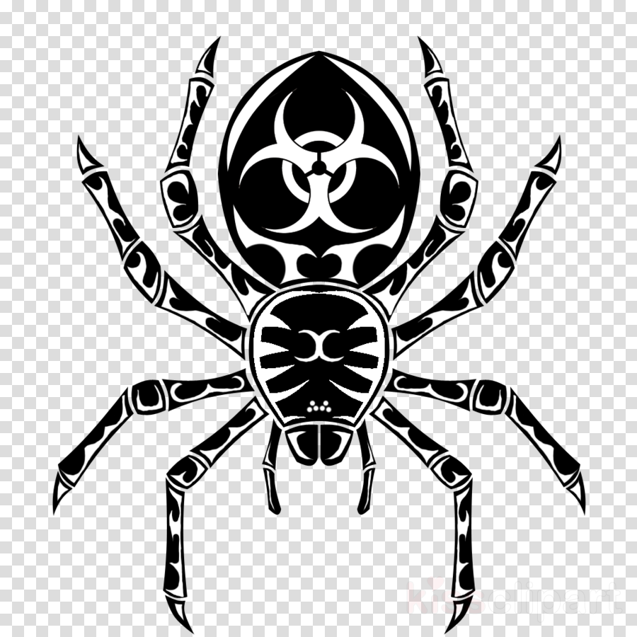 Spider Design Tshirts Clipart T-shirt Spider Tattoo - Spider Design Tshirts (900x900), Png Download