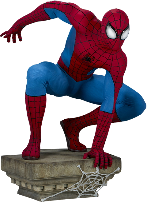 Marvel Legendary Scale™ Figure Spider-man - Sideshow Collectibles Spider Man Legendary Scale (480x657), Png Download