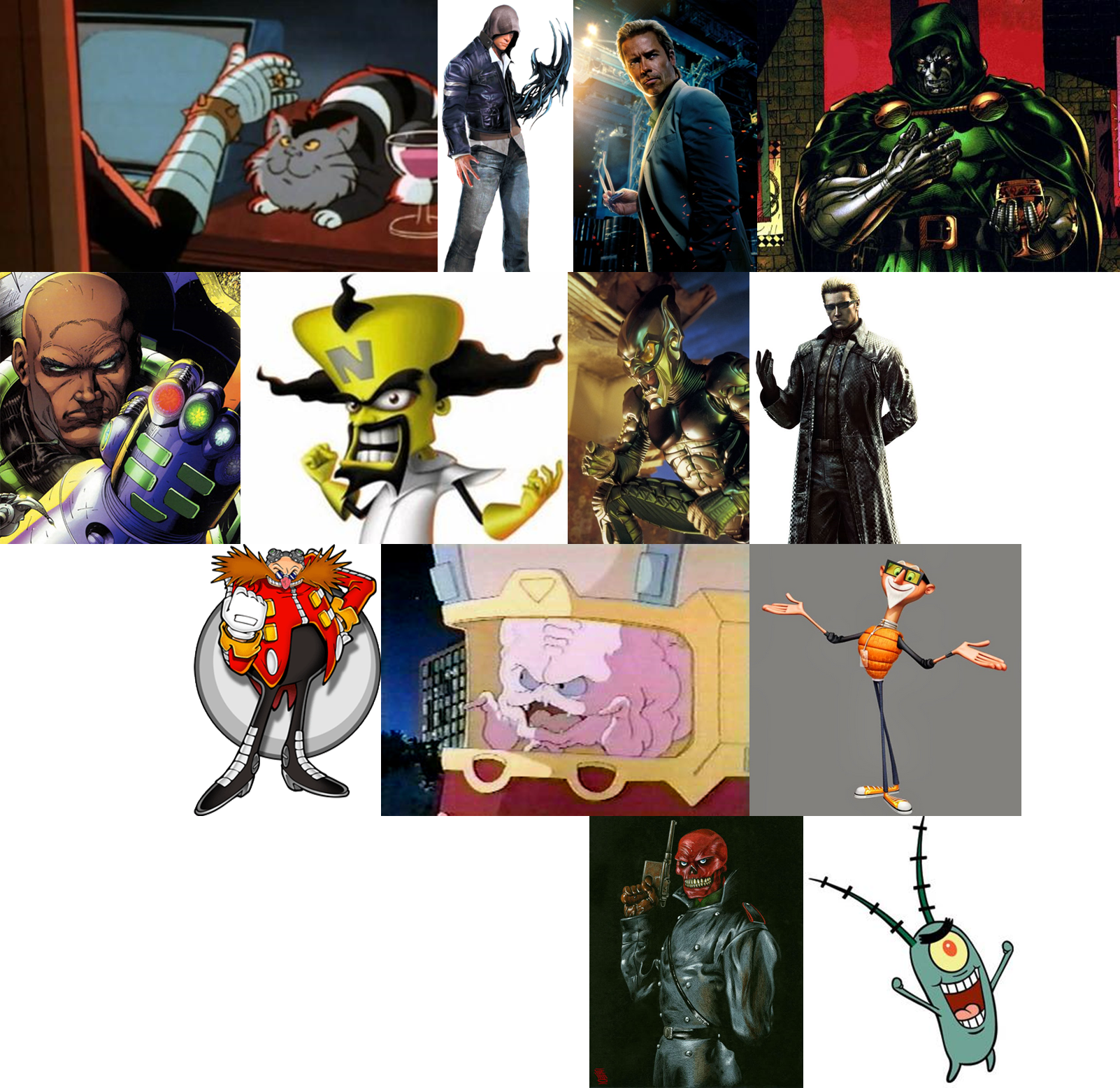 Picture1 - Disney And Non Disney Villains (1602x1556), Png Download