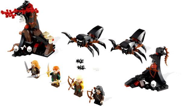 Most Recent Non-tmnt Toy Purchase [archive] - Escape From Mirkwood Spiders Lego (640x480), Png Download