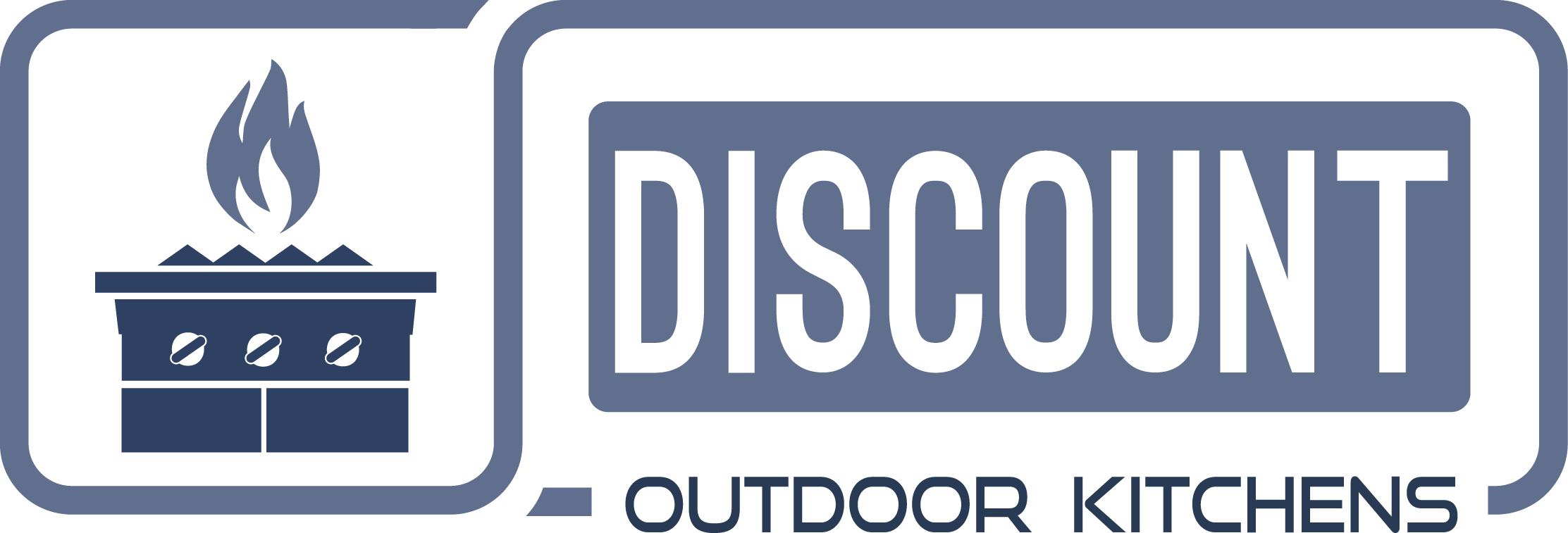 Toggle Nav Discount Outdoor Kitchens - Gas Lighting (2225x757), Png Download