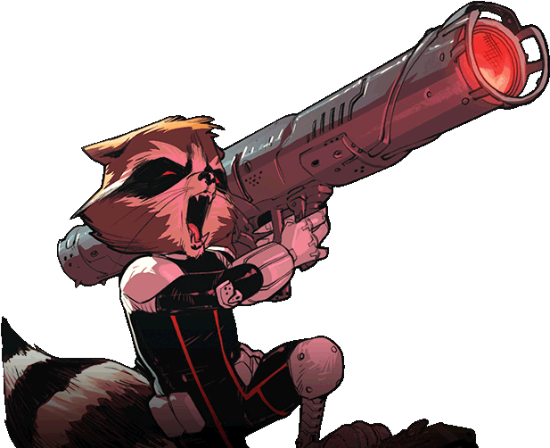Rocket Raccoon °° - Rocket Raccoon (650x515), Png Download