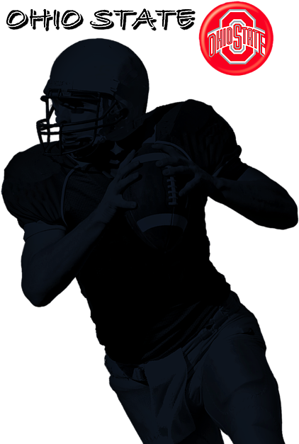 Ohio State Football By David Dehner - Michigan State Football Tasche (525x700), Png Download
