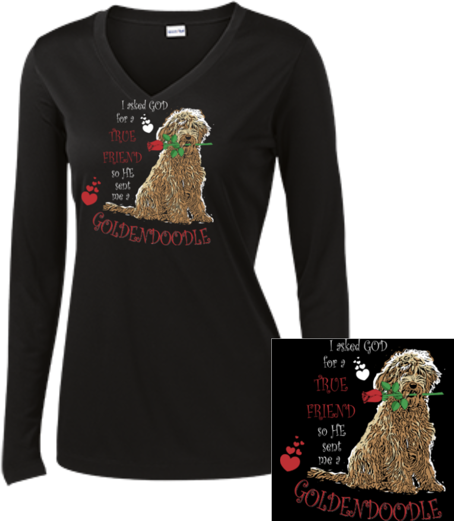 God Sent Me A Goldendoodle (1155x1155), Png Download