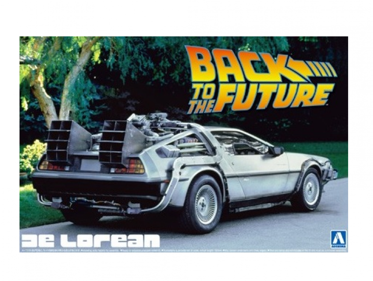 Aoshima Back To The Future 1 24 Scale Model (750x750), Png Download