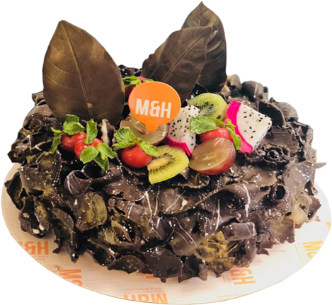 Chocolate Chips Fruit Cake - Chocolate Cake (600x600), Png Download