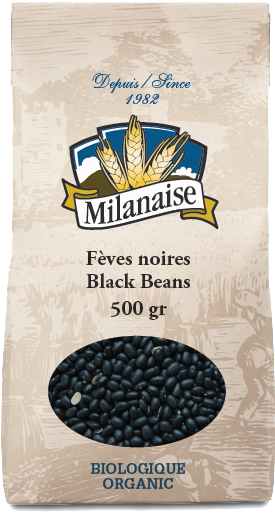 Organic Black Beans - Flocons D Orge (576x576), Png Download