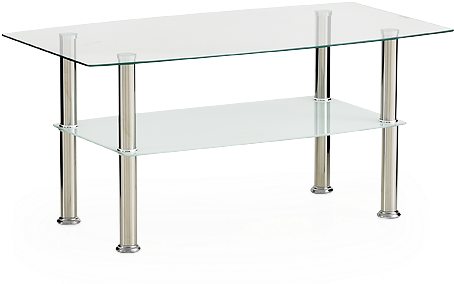 Image For Coffee Table With Glass Top From Economax - Coffee Table (519x804), Png Download