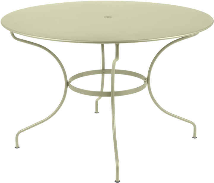 Fermob - Opéra Table Ø 117 Cm / Lime (760x760), Png Download