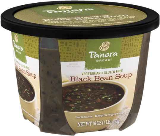 Panera Bread Black Bean Soup Review (600x600), Png Download