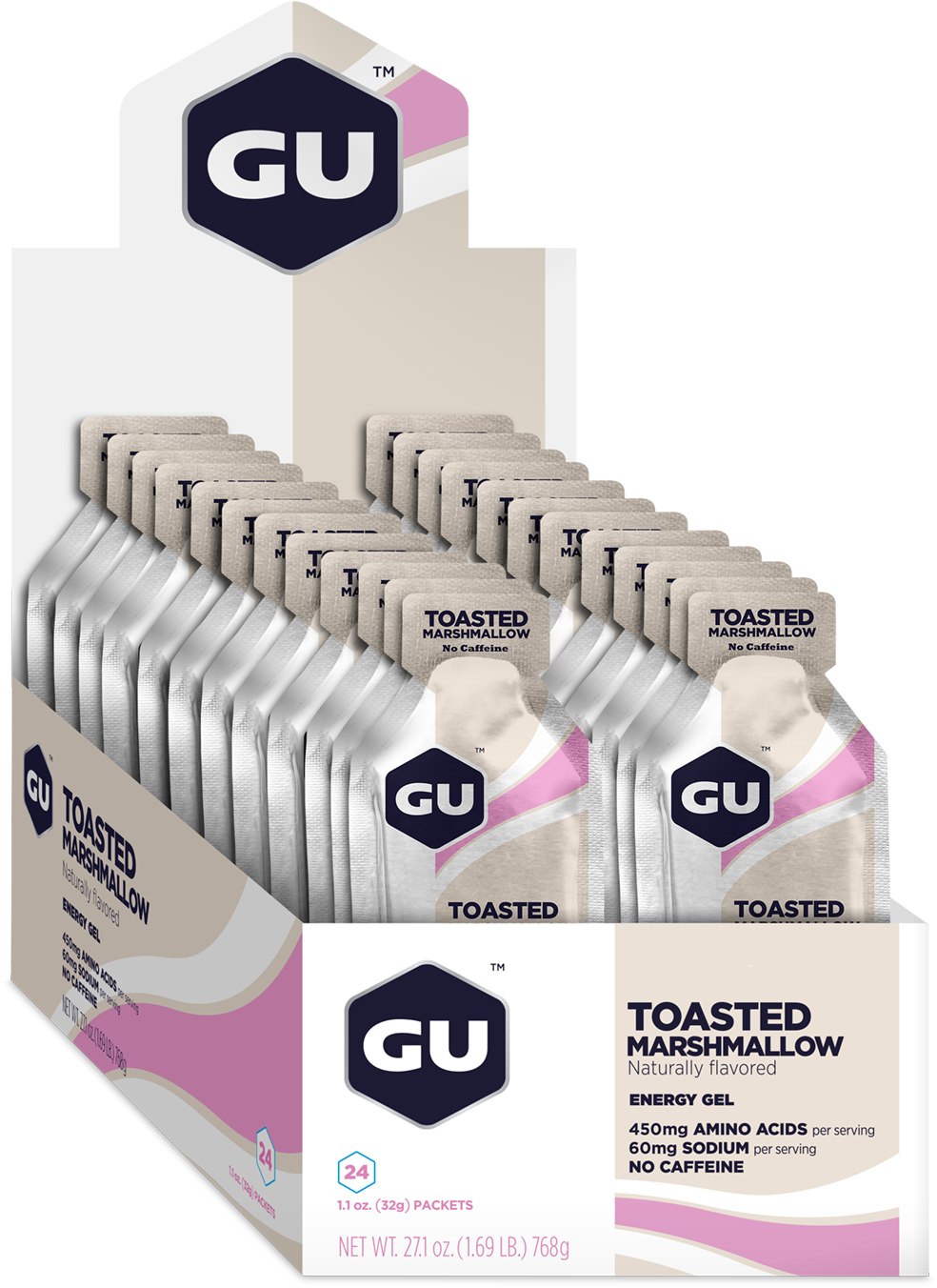 Gu Energy Gel (24 Pack) - Gingerade (1500x1500), Png Download