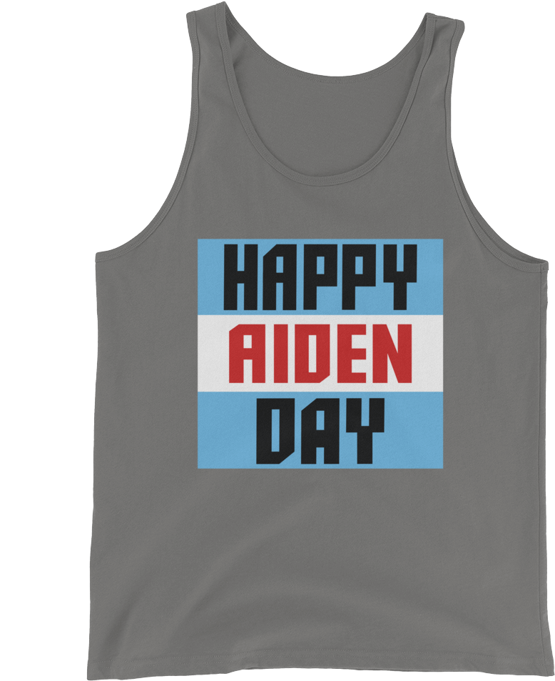 Aiden English "happy Aiden Day" Unisex Tank Top - Top (1000x1000), Png Download