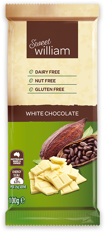 Sweet William White Chocolate Block - Sweet William White Chocolate (700x802), Png Download
