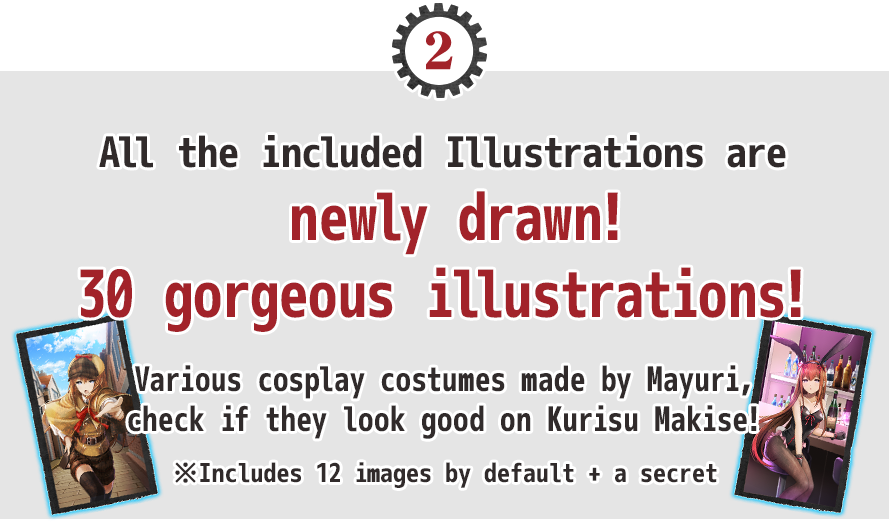 All The Included Illustrations Are Newly Drawn 30 Gorgeous - Cosplay (889x522), Png Download