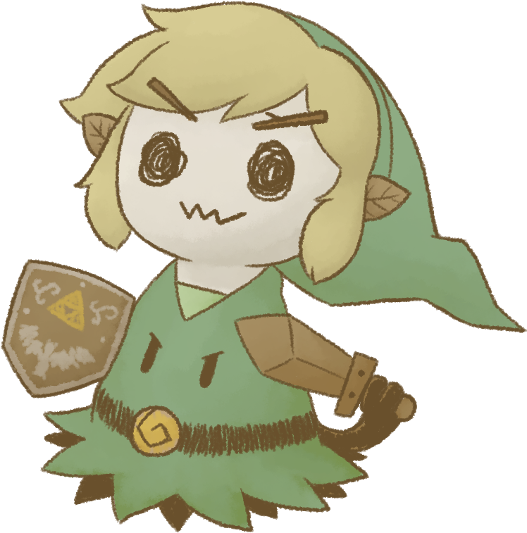 The Legend Of Zelda - Mimikyu Link (878x930), Png Download