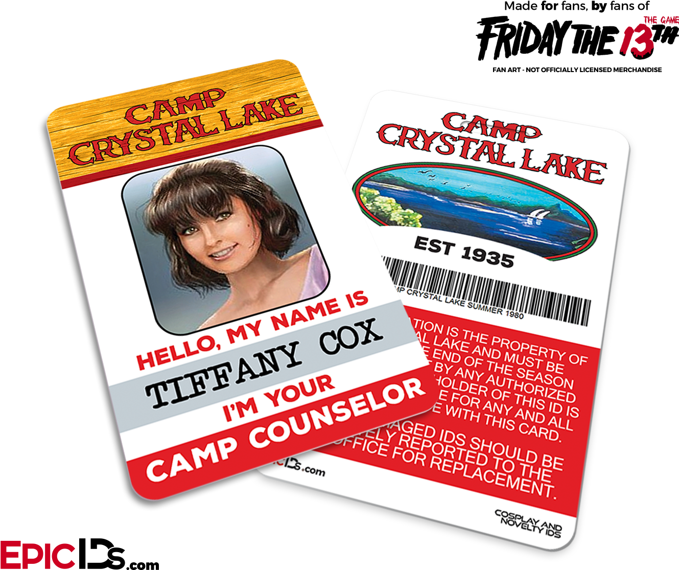 Camp Crystal Lake 'friday The 13th - Friday The 13th Game Kenny (1417x1181), Png Download