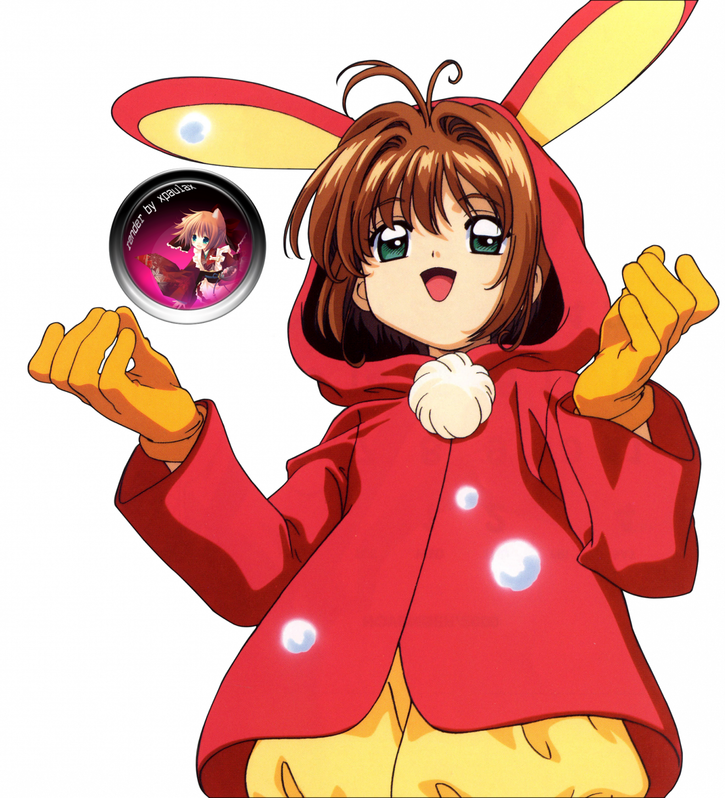Sakura Card Captor Vestido De Conejita (1455x1600), Png Download