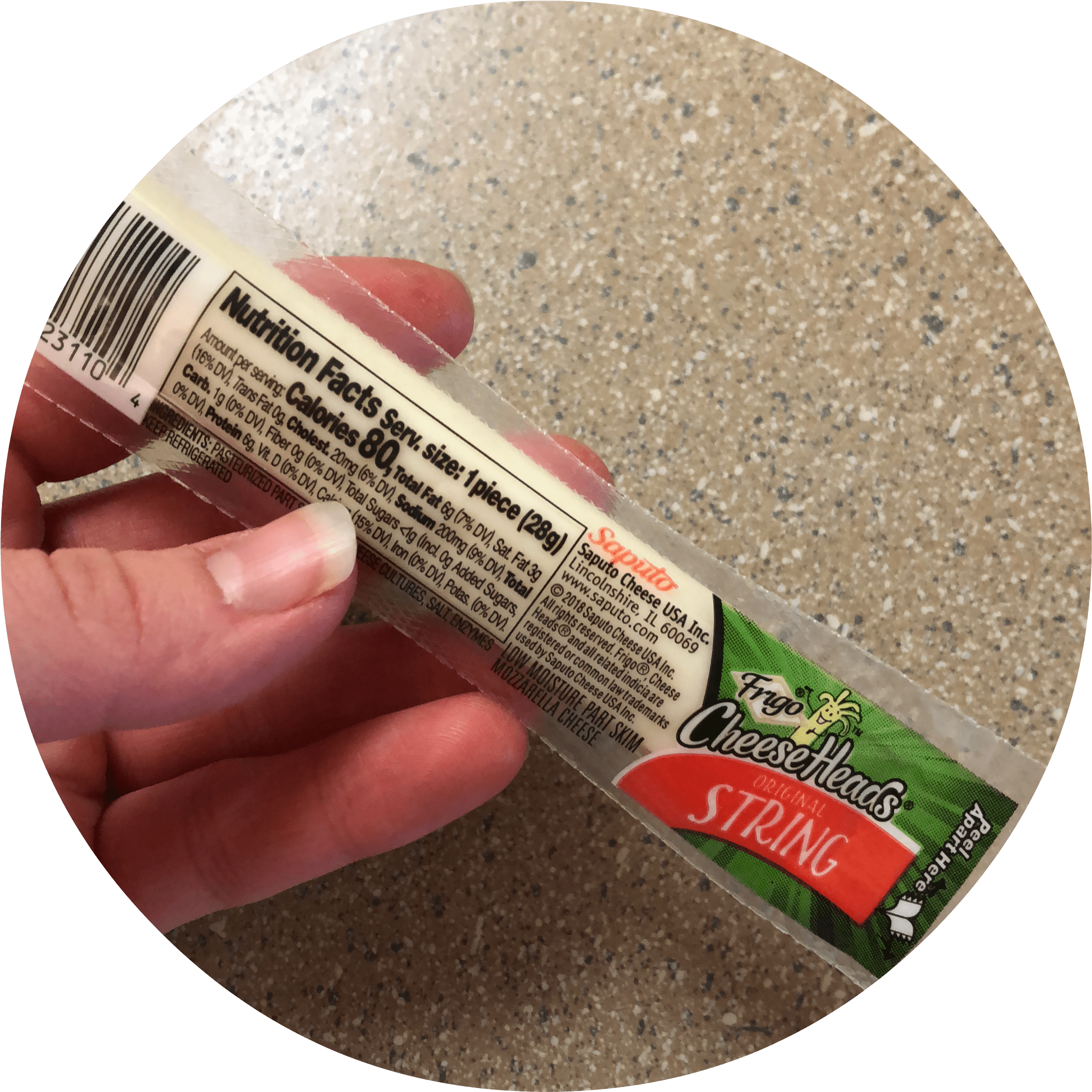 String Cheese - Circle (2322x2278), Png Download