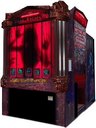 Dark Escape 4d Arcade Game - Namco Dark Escape 4d Arcade Machine (724x500), Png Download