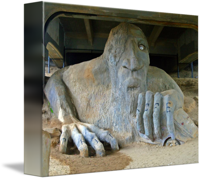 Fremont By Lori Aberle Hopkins - Fremont Troll (650x579), Png Download