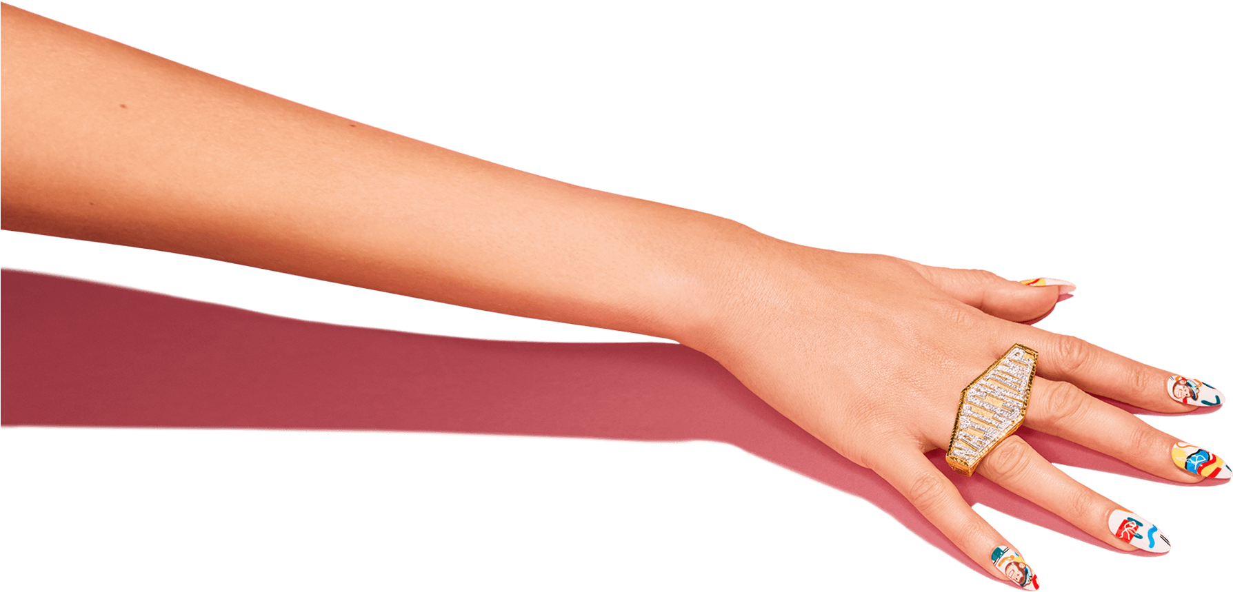 Hand Nail Transparent (1795x898), Png Download