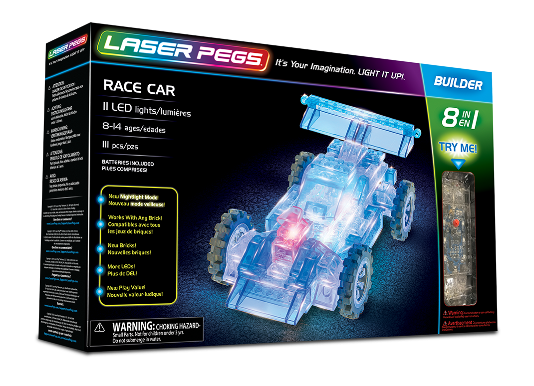 Laser Peg 8in1 Race Car - Laser Pegs 8 In 1 Race Car (1200x1100), Png Download