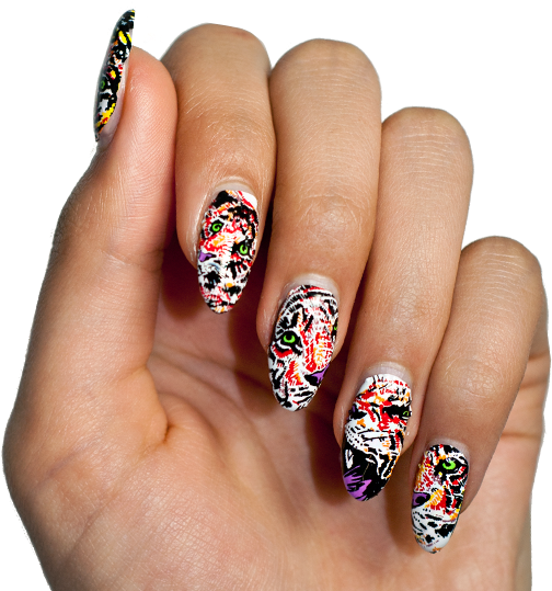 Different Stripes - Nail Wraps - Scratch - - Nail Polish (1050x565), Png Download