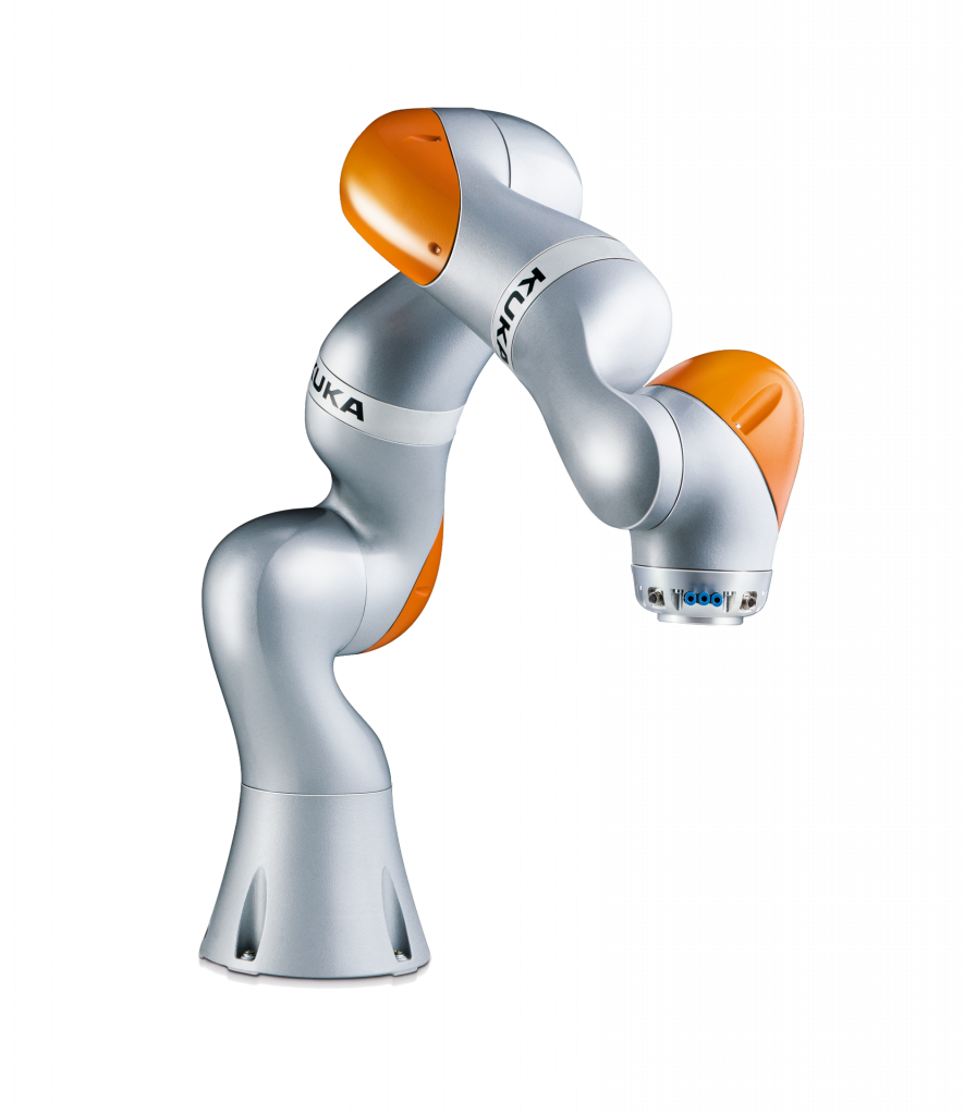 The Face Of Manufacturing Is Changing Faster Than Ever - Kuka Iiwa (885x1024), Png Download