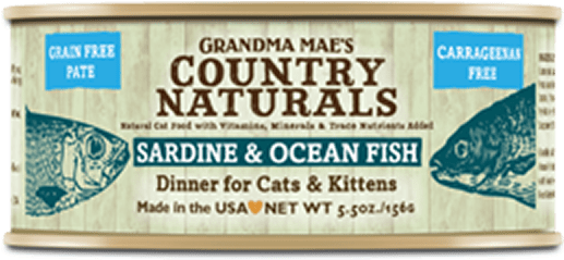 Country Naturals Gf Sardine & Ocean Fish Cat - Pet Food Experts 46000185 5.5 (600x600), Png Download