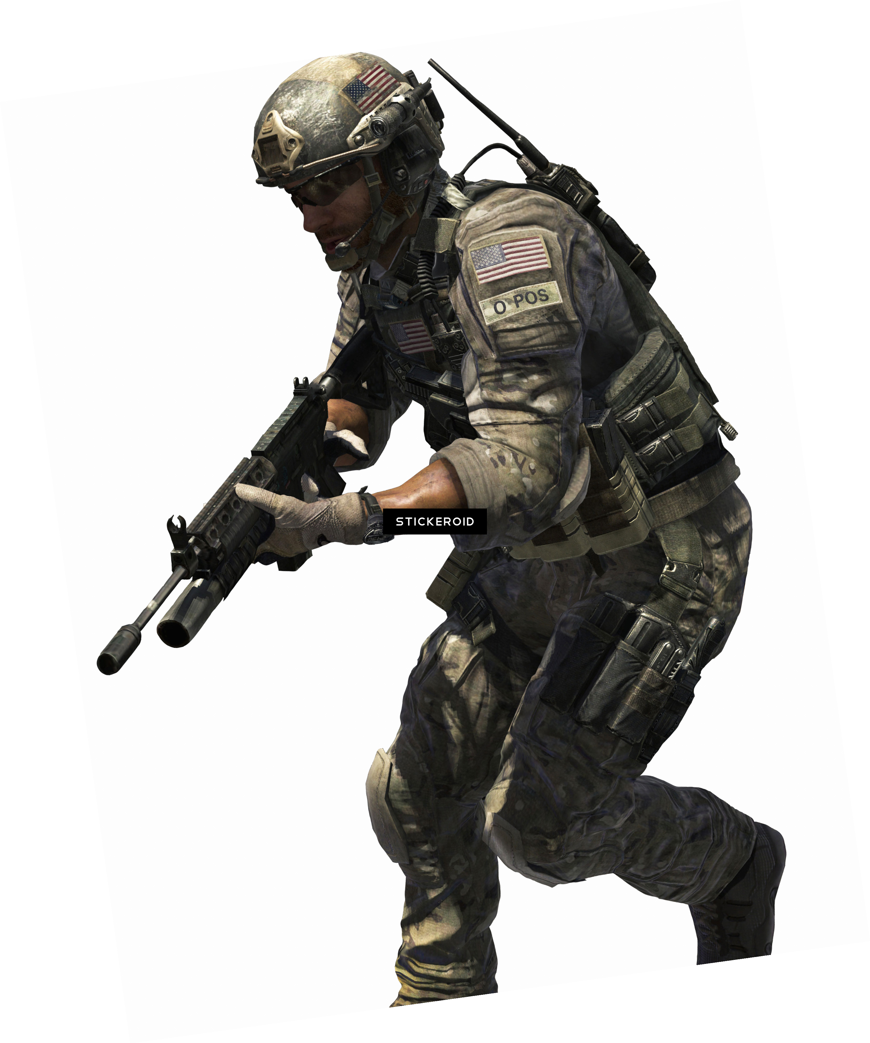 Soldier Soldiers - Duty Modern Warfare 3 (3014x3614), Png Download