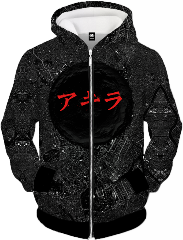 All Over Print Zip Up Hoodie - Sweatshirt (700x917), Png Download