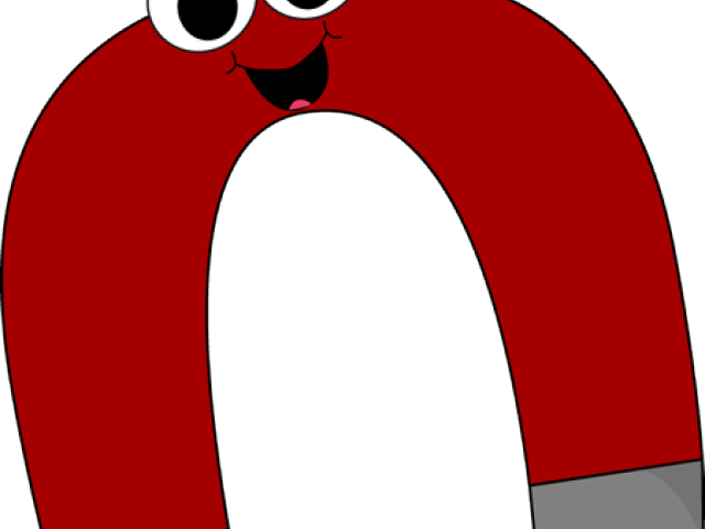 Horseshoe Clipart Cartoon - Magnet (640x480), Png Download