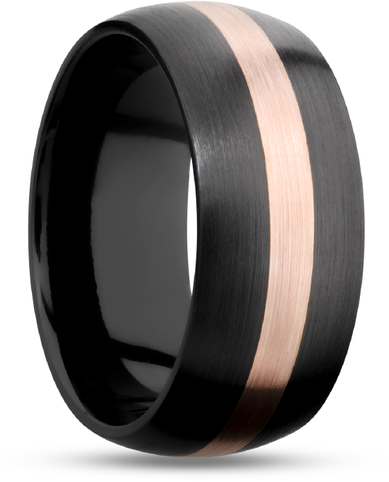 Zirconium Rose Black Elysium Diamond Weddings - Wedding Ring (560x845), Png Download