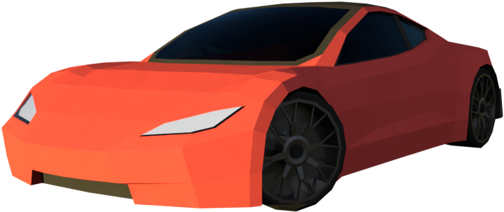 Low Poly Commission Being The Tesla Roadster 2020, - Supercar (960x540), Png Download