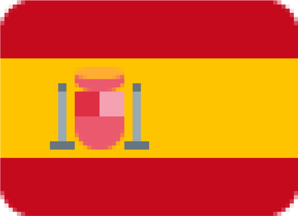 Three's A Charm - Spanish Flag Emoji (1024x1024), Png Download