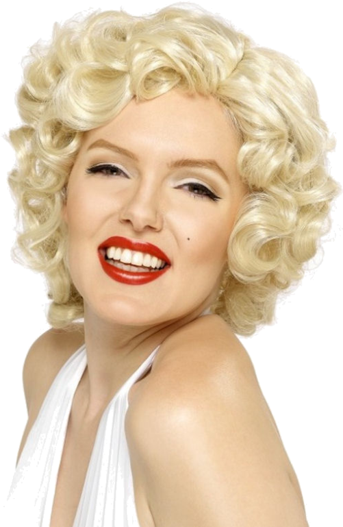 Marilyn Monroe Wig (500x793), Png Download