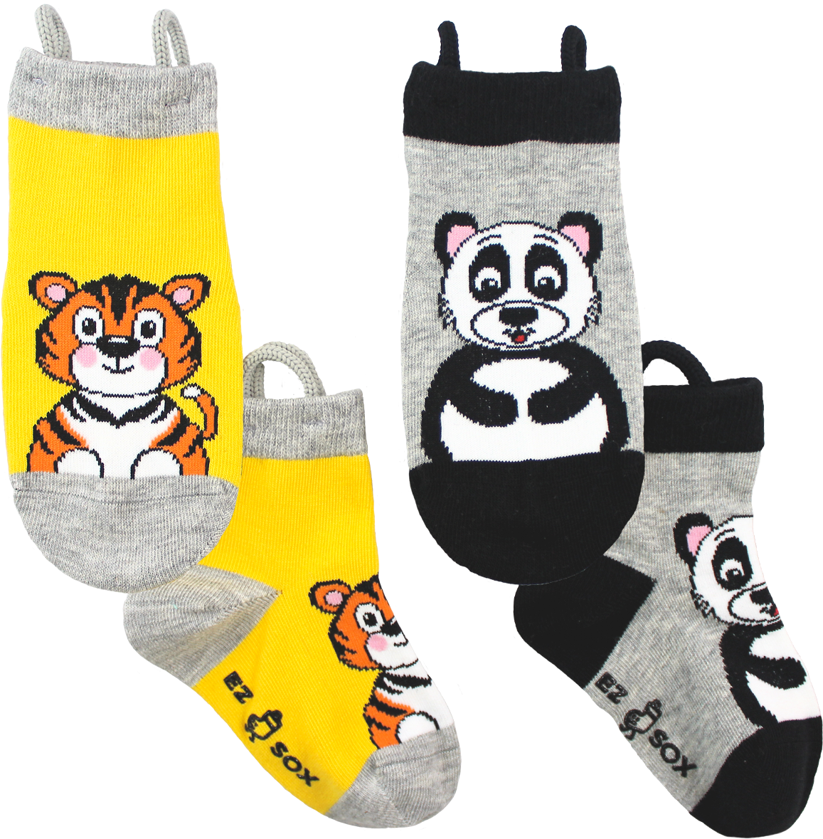 Tiger & Panda Socks - Sock (1200x1200), Png Download
