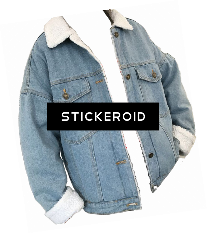 Jacket - Moon City Fleece Lined Denim Jacket M (665x750), Png Download