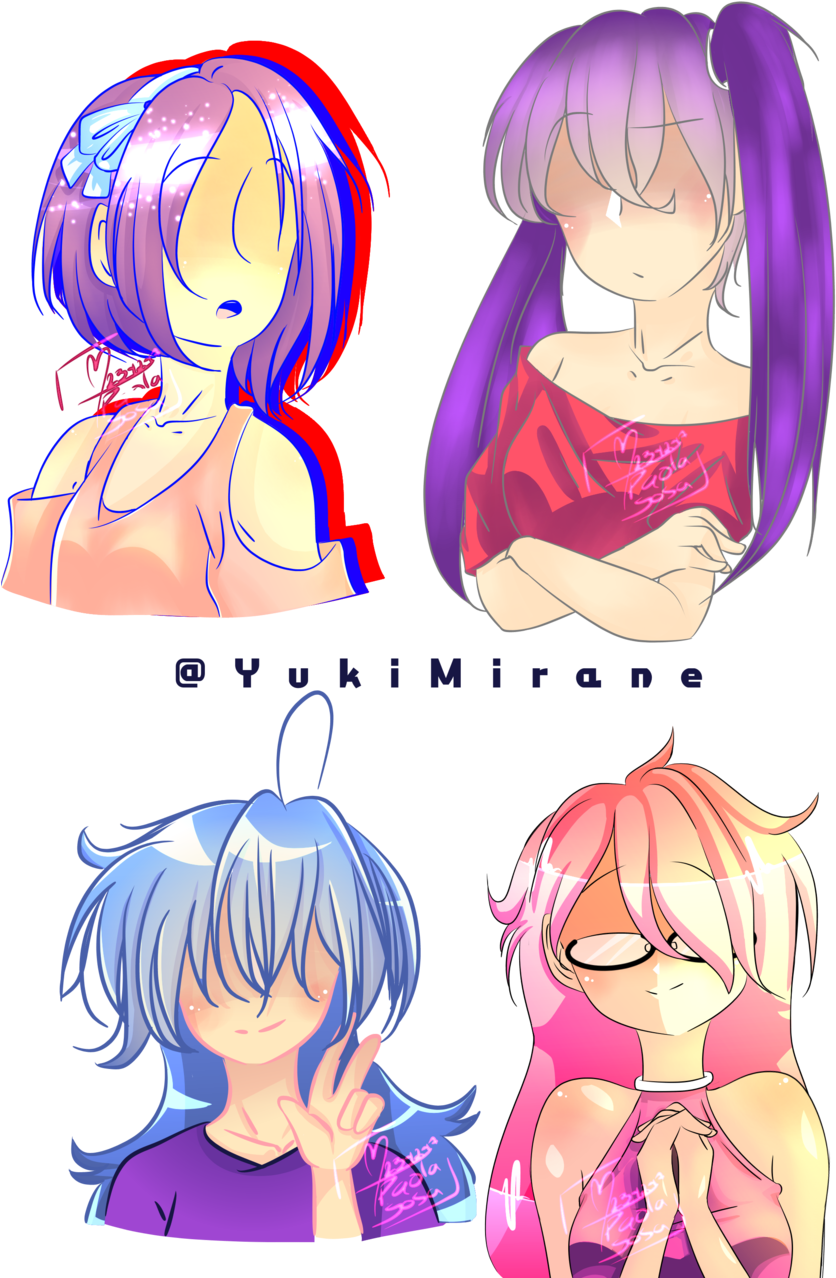 Lucky Star Reencuentro Konata And Best Friends - Cartoon (853x1280), Png Download