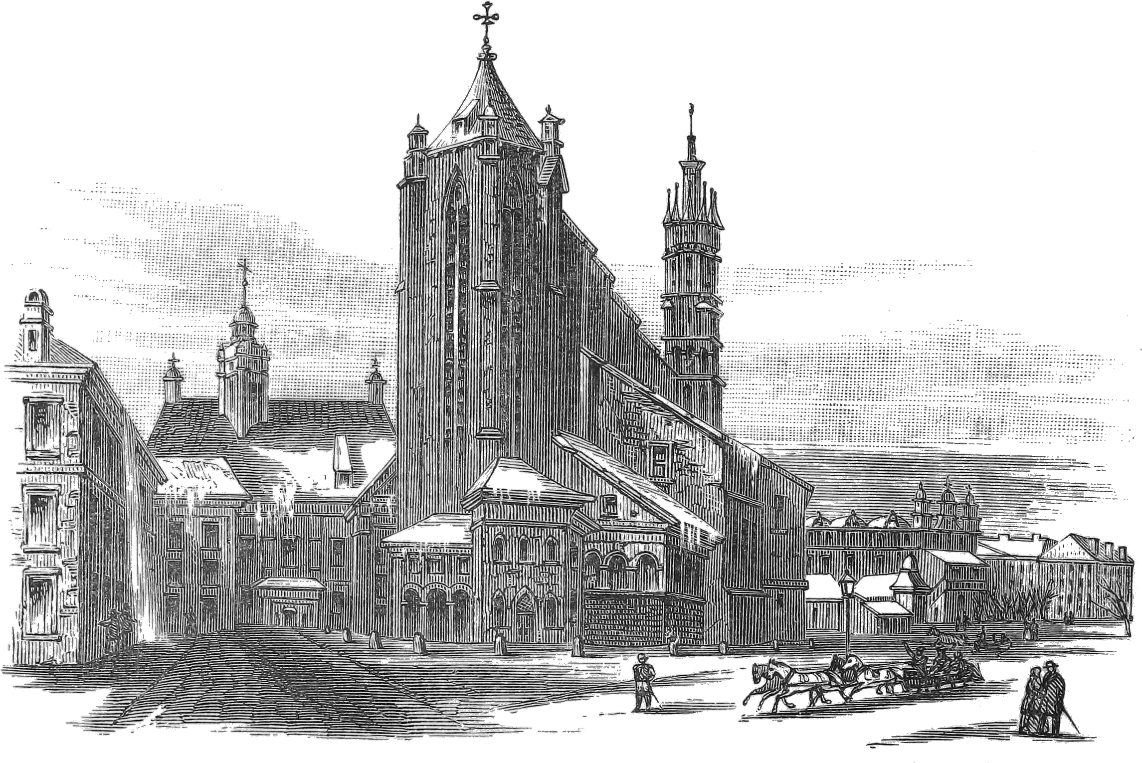 File - Churchofstmary's - Sketch (2328x1574), Png Download