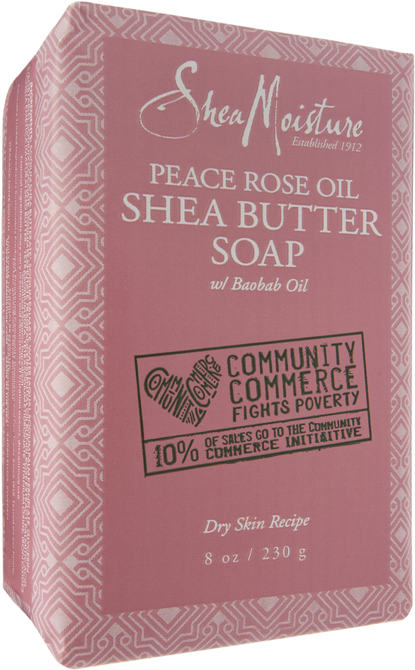 Shea Moisture Peace Rose Oil Shea Butter Soap , - Shea Moisture Soap, Shea Butter, Manuka Honey (642x965), Png Download