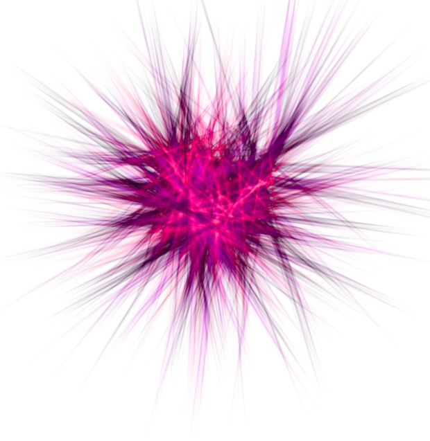 Fractal Pink Purple Effect Light Ftestickers - Абстракция Пнг (620x637), Png Download