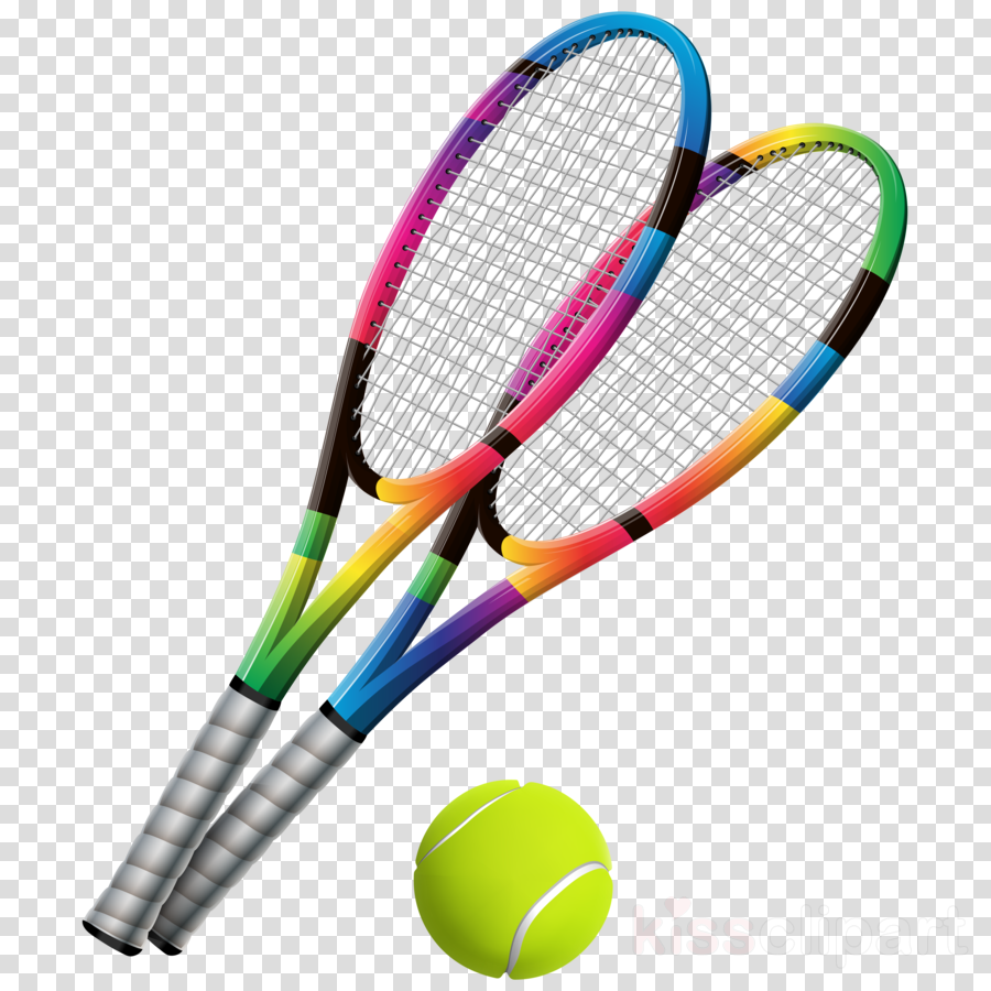 Tennis Racket And Ball Png Clipart Ball Game Racket - Tennis Bat And Ball Png (900x900), Png Download