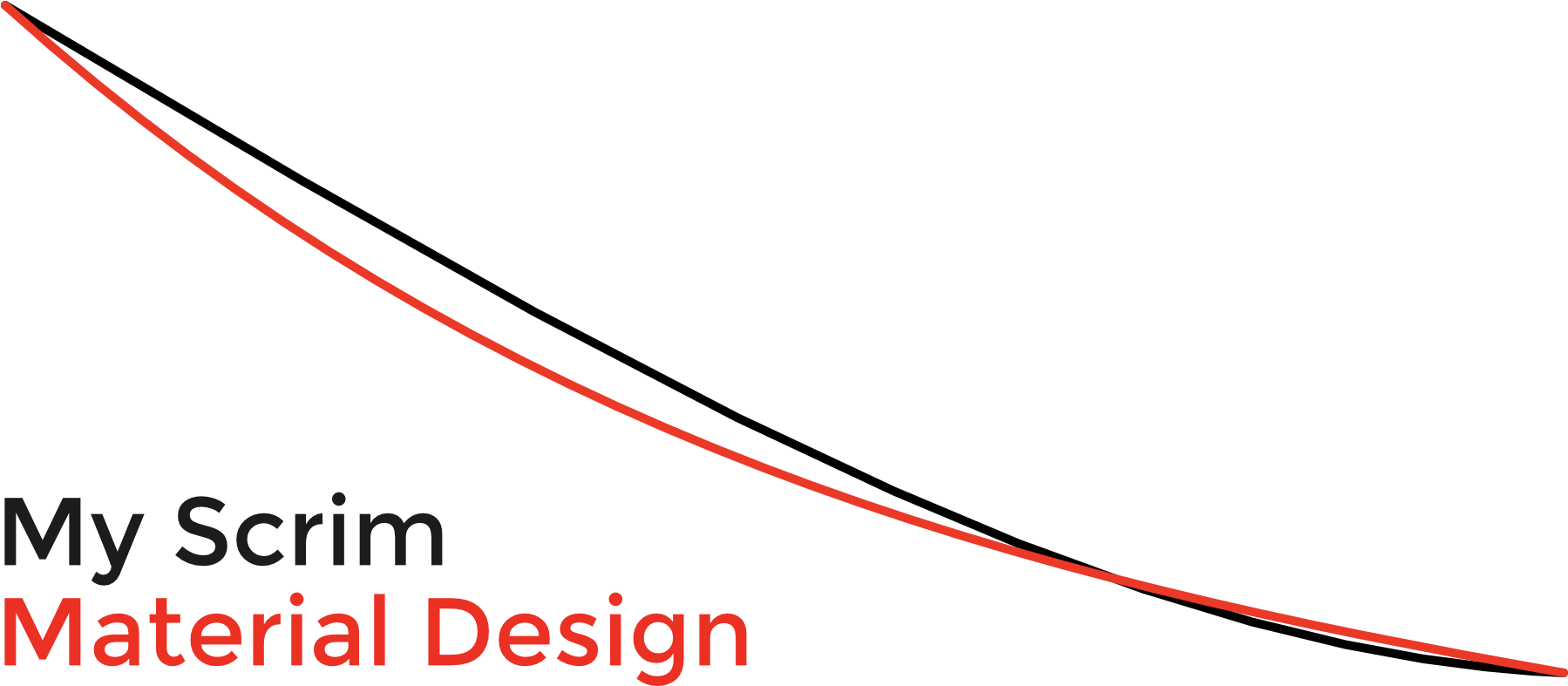 Comparison Between The Material Design Scrim And Mine (2000x1000), Png Download