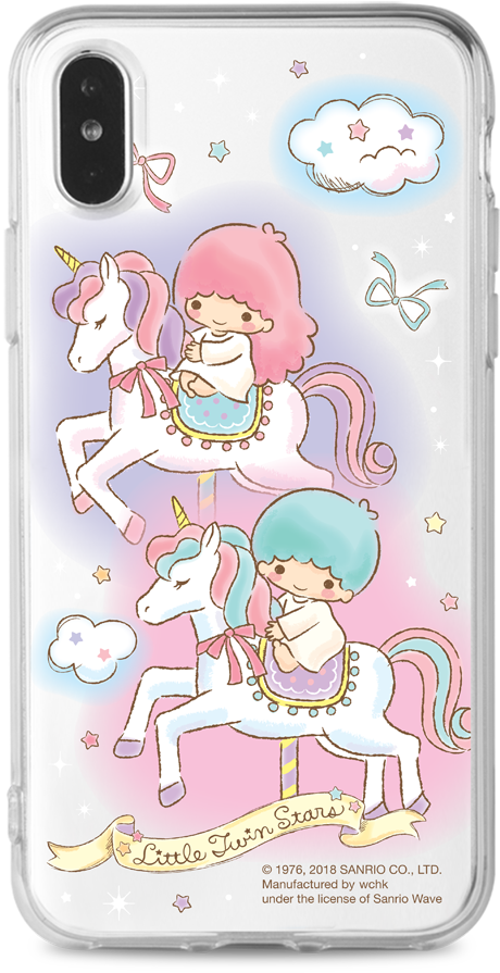 Little Twin Stars Clear Case - Mobile Phone Case (1000x1000), Png Download