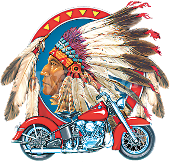 Indian Chief Cycle With Pkt - You Can't Wear Out An Indian Mousepad (600x600), Png Download