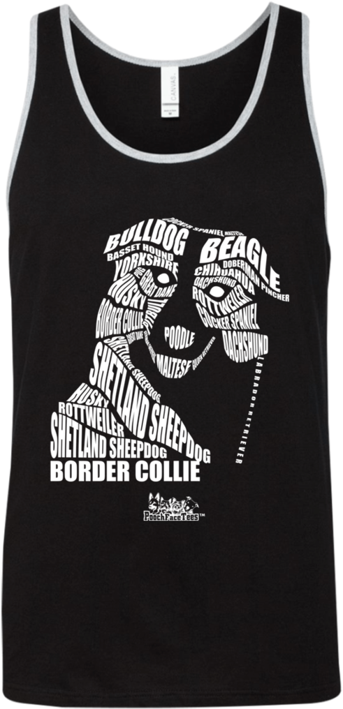 Unisex Tank - Poochfacetees - T-shirt (1024x1024), Png Download