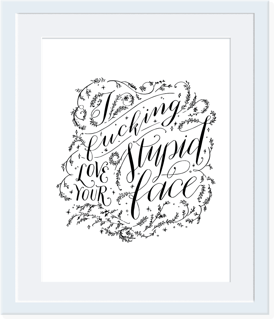 Love Print - Greeting Card (1080x1080), Png Download